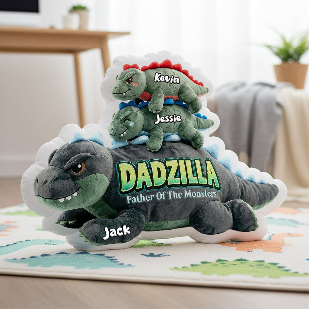 Giant Creatures Father Custom Shape Pillow - Personalized Gifts For Dads 02nata120526