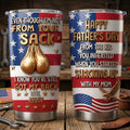 USA Step Dad 20oz Tumbler - Personalized Gifts For Step Dad 07tyqn060526