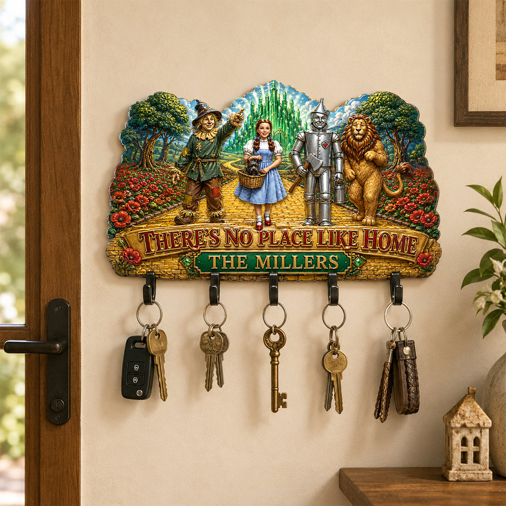 Whimsical Adventure Acrylic Key Hanger - Personalized Wall Decor 06HADH140726