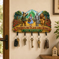 Whimsical Adventure Acrylic Key Hanger - Personalized Wall Decor 06HADH140726