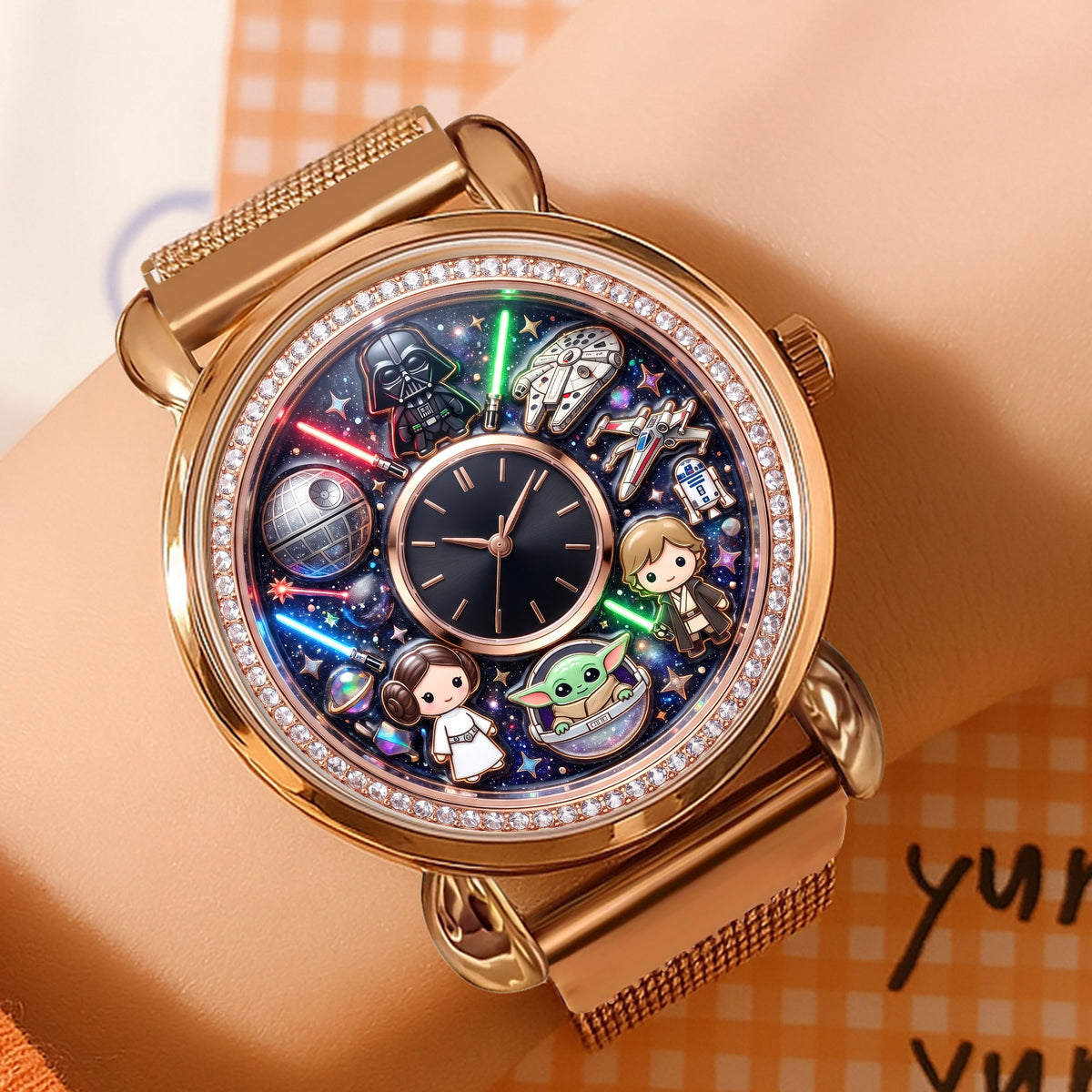 Space Theme Watch - Personalized Gifts For Fans Mesh Strap Quartz Watch 06NAQN270526