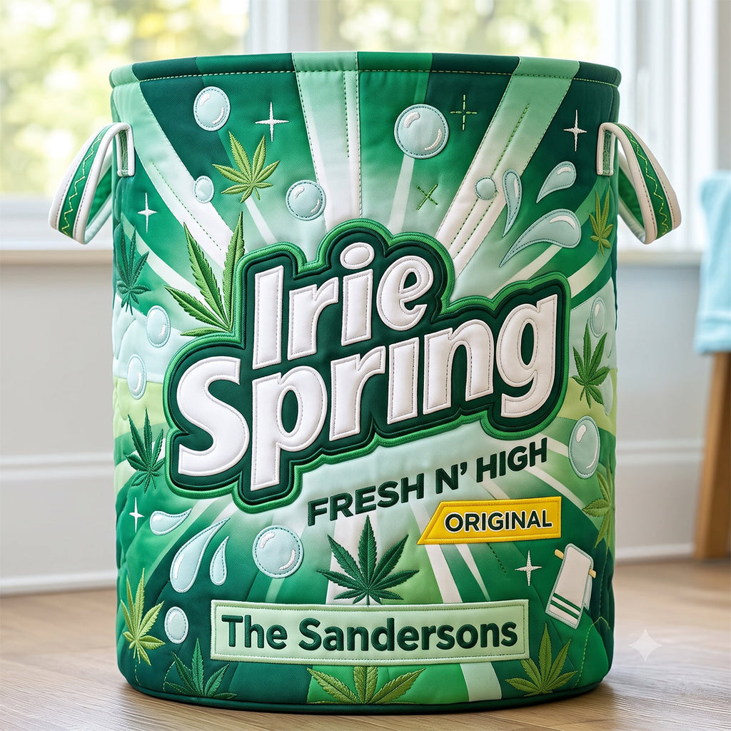 Laid-Back Stoner Laundry Basket - Personalized Gifts 03hutn110726