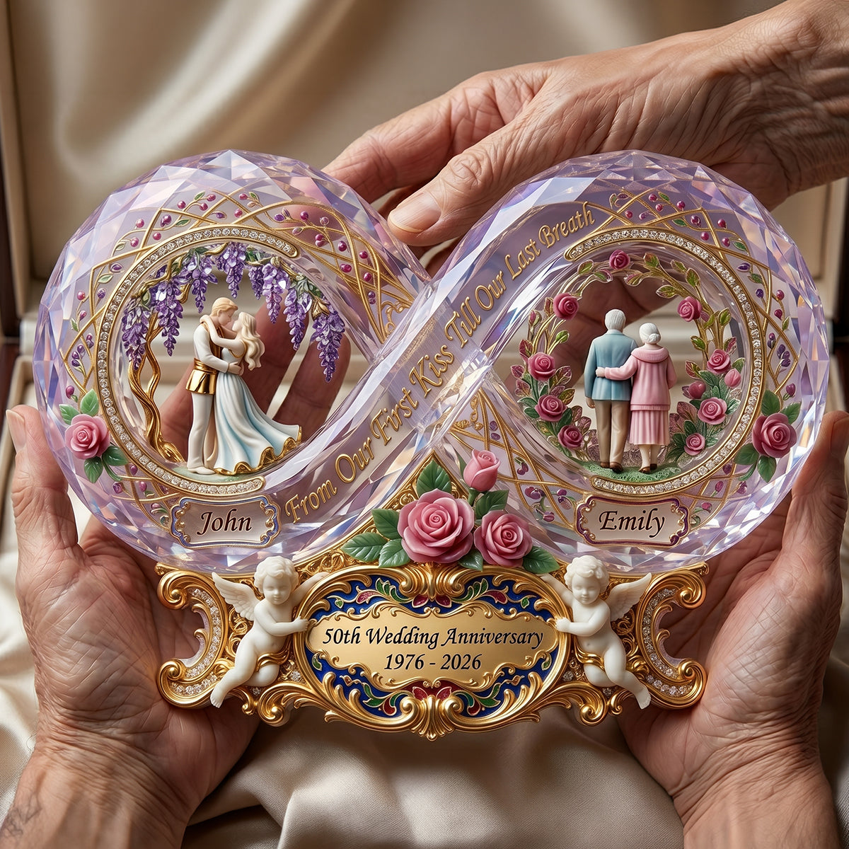 A Lifetime Of Love Acrylic Plaque - Personalized Gifts For Loved Ones 02TYTN290526