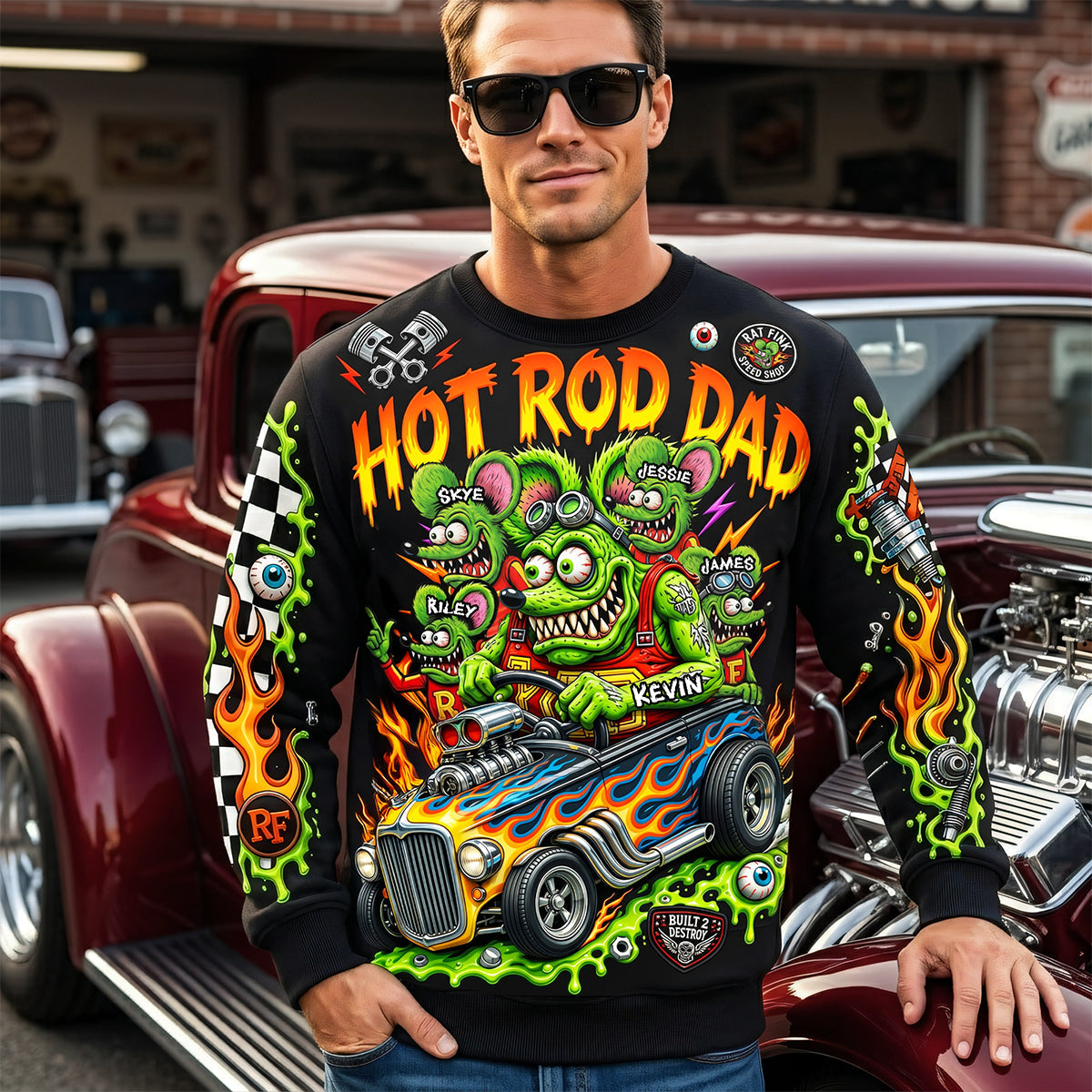 Vintage Racing Dad Shirt - Personalized Gifts For Father 01PATA080526