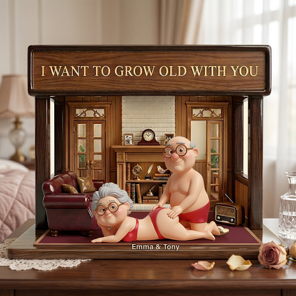 Old Naughty Couple Acrylic Plaque - Personalized Gifts For Couple 05ohlu090626