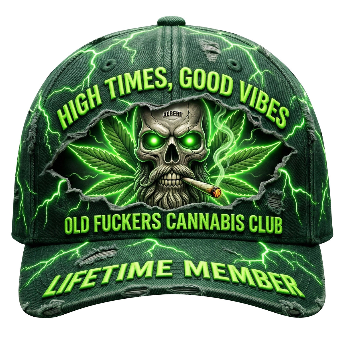 High Times Skull Classic Cap - Personalized Gifts For Stoner Lover Classic Cap 02NAQN040326