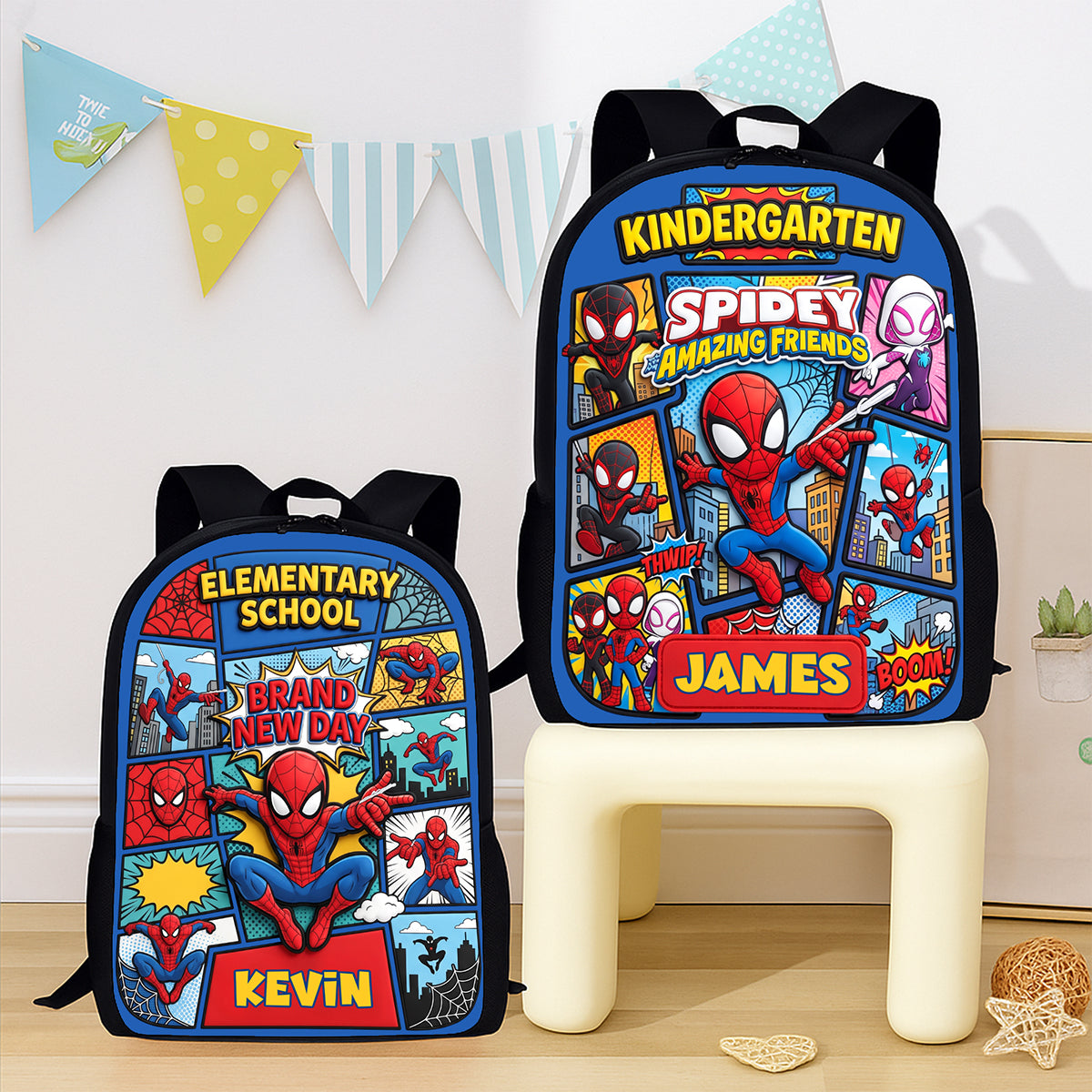 Hero Adventure Backpack - Personalized Gifts For Kids School Bag 01pata020726