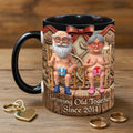 Growing Old Together Coffee Mug - Personalized Gifts For Couple 05OHQN080626