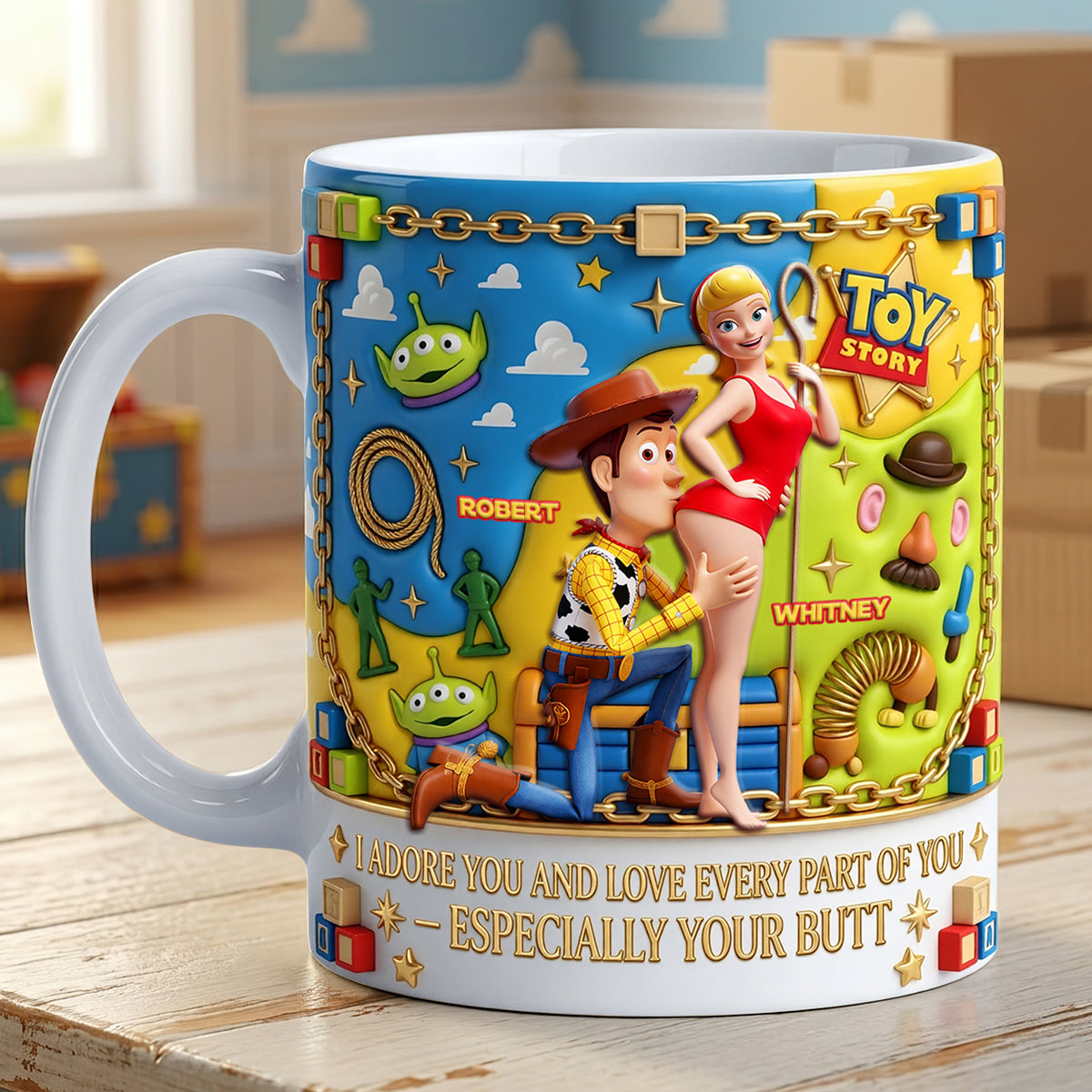 Cheeky Love Coffee Mug - Personalized Gifts For Partners 04OHDT240626