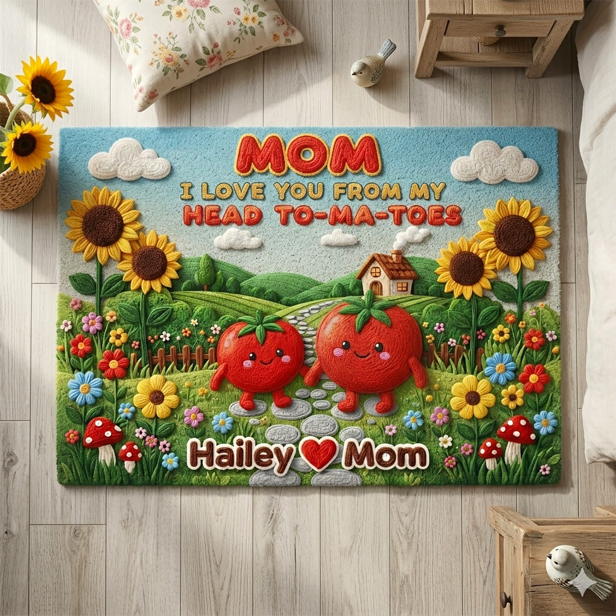 Adorable Tomato Doormat - Personalized Gifts For Mom 04tymg040326