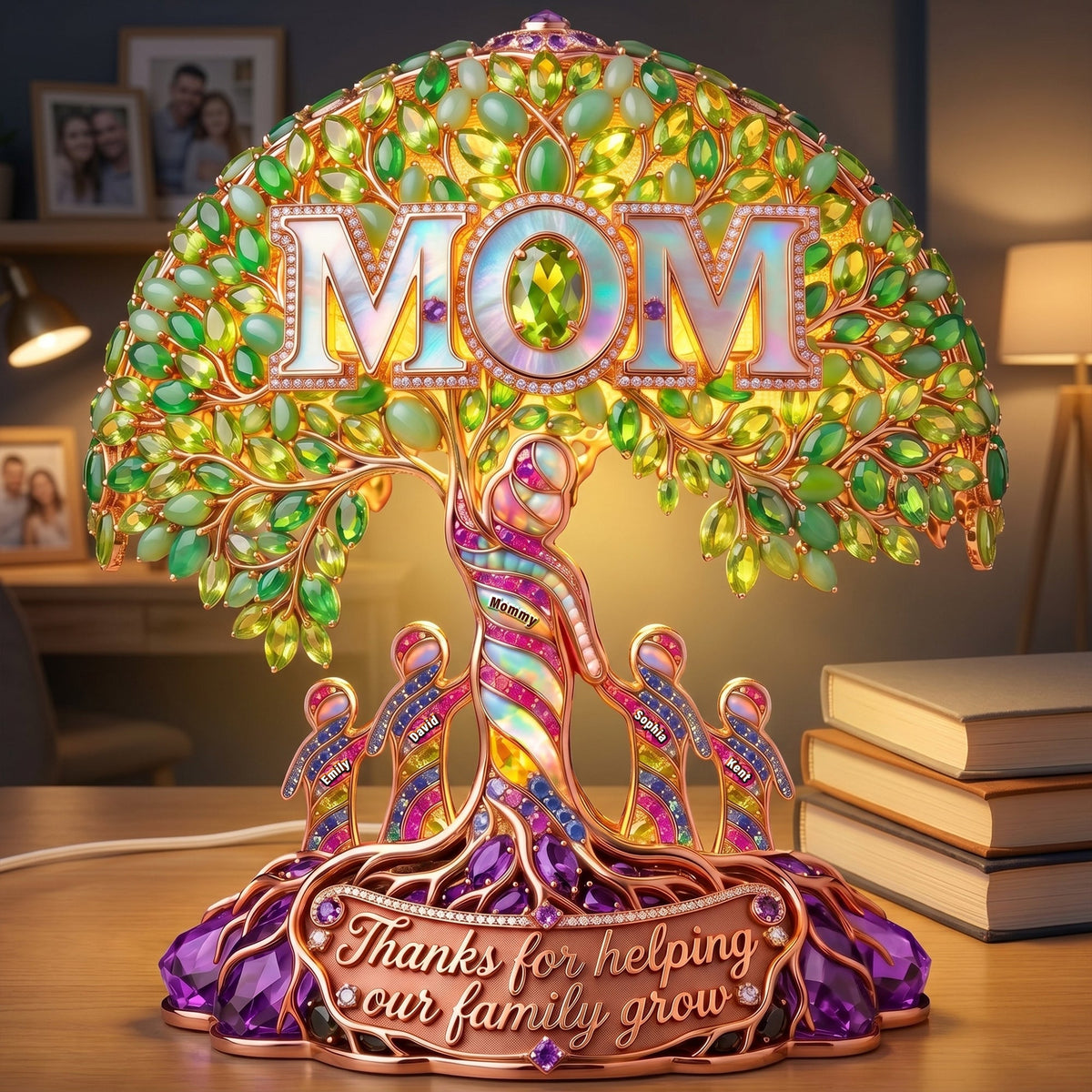 Mom Tree Of Life Light Box - Personalized Gift For Moms 03HUQN170426
