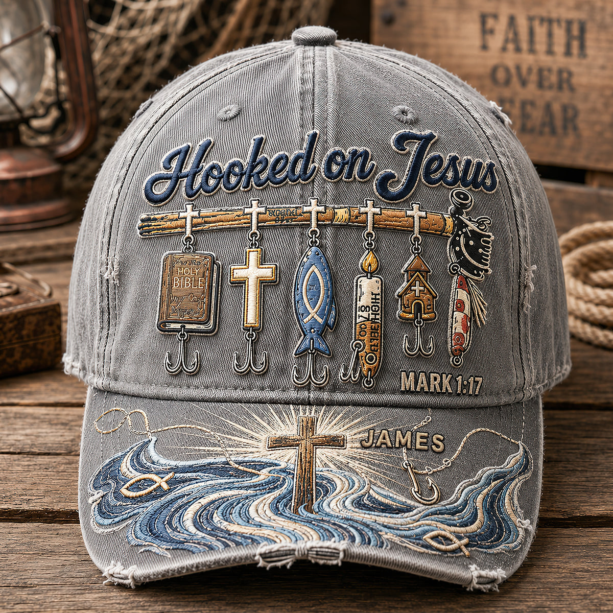 Faith Jesus Classic Cap - Personalized Gift For Christians Cap 01NADT110626