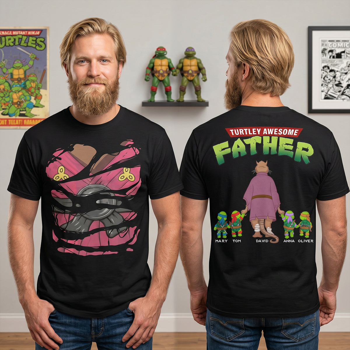 The Ultimate Father Shirt - Personalized Gifts For Dad 02NATN300426