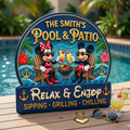 Chilling Together Metal Sign - Personalized Gifts For Couple 03TYQN180626