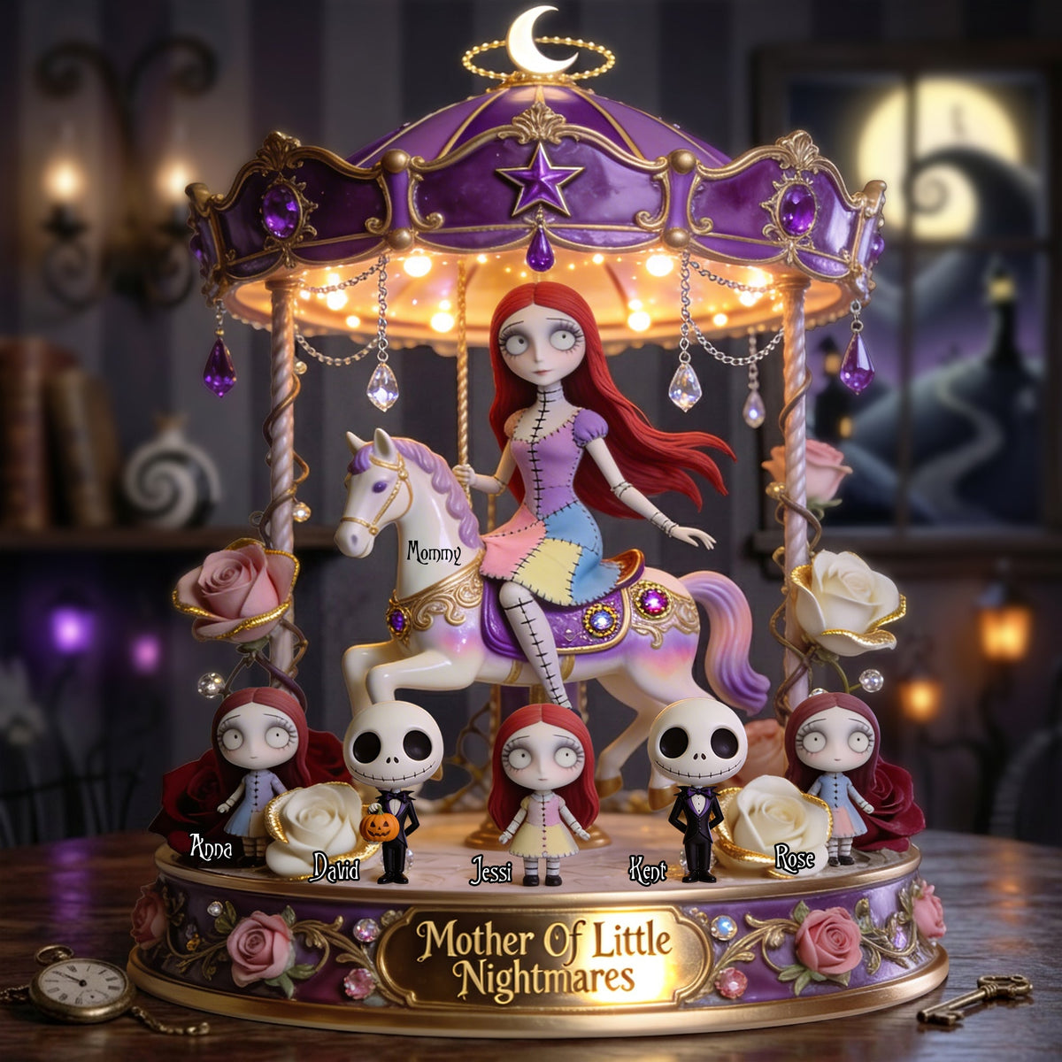 Dark Fairytale Mom Acrylic Plaque - Personalized Gifts For Mom 04PGLU100426