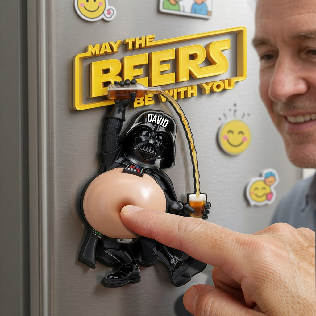 Funny Beers Warrior Anti-collision Acrylic Fridge Magnet - Personalized Gifts 07toqn240626