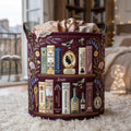 Social Satire & Romance Collection Quilted Laundry Basket - Personalized Gifts For Book Lovers 03qhta130726