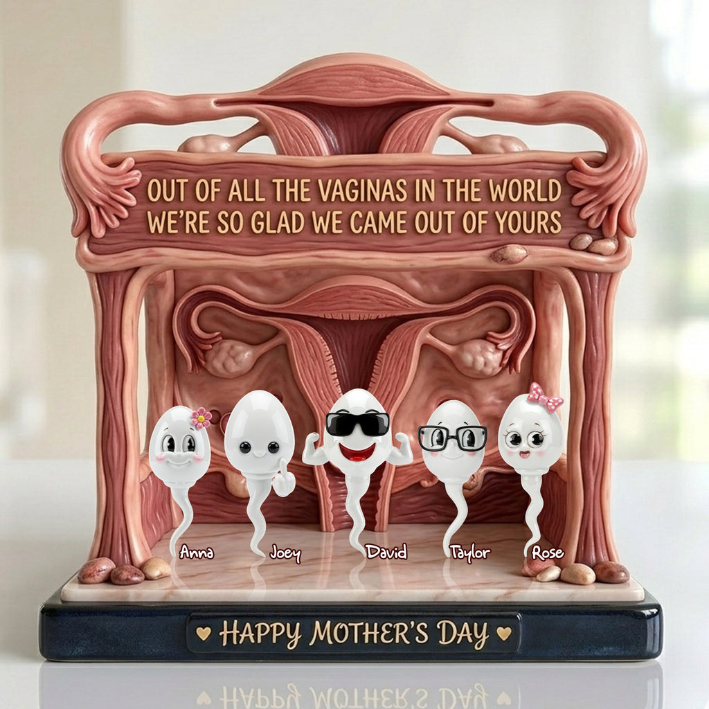 Funny Rude Mom Acrylic Plaque - Personalized Gift For Mom 05OHLU010426