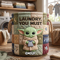 Cute Alien Quilted Laundry Basket - Personalized Gifts 07nadh080726