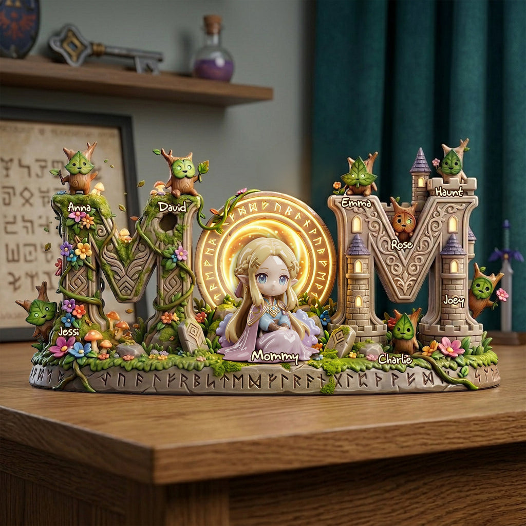Fantasy Adventure Mom And Kids Acrylic Plaque - Personalized Gifts For Mother's Day Plaque 04TOLU270326