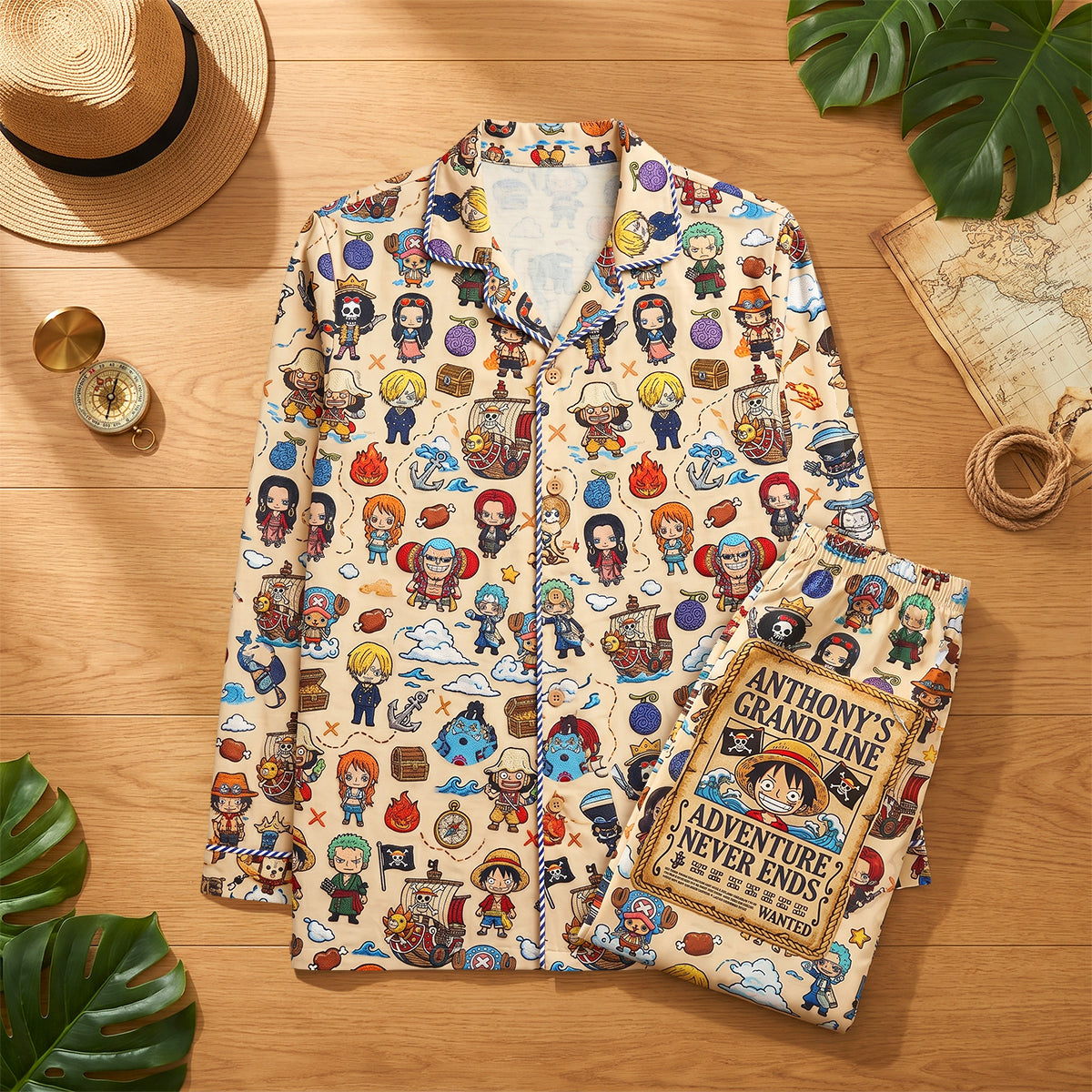 Ocean Adventure Pajama Set - Personalized Gifts 03PADH240626