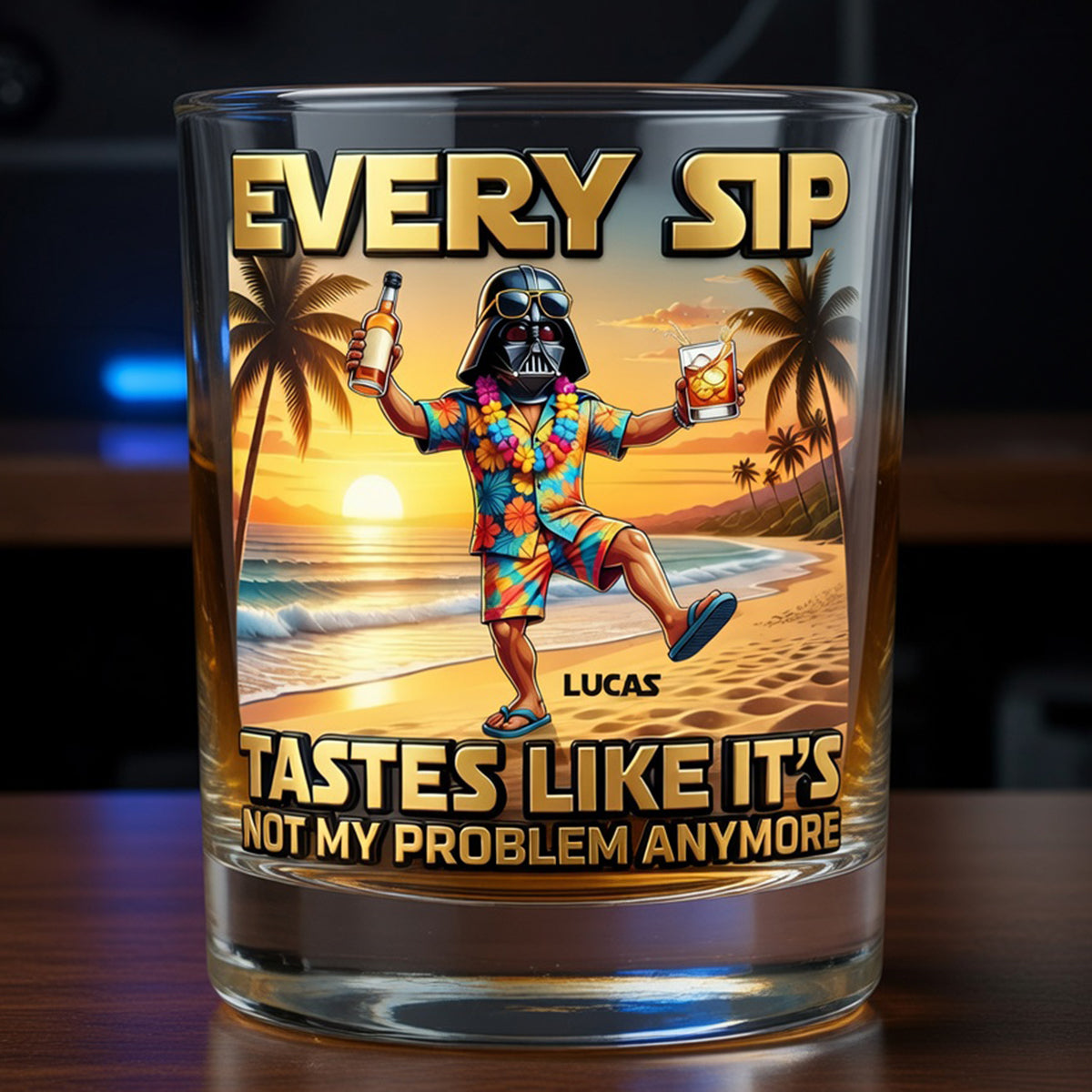 Beach Mode Activated Retirement Glass - Personalized Gifts For Retirement 01TODT160626