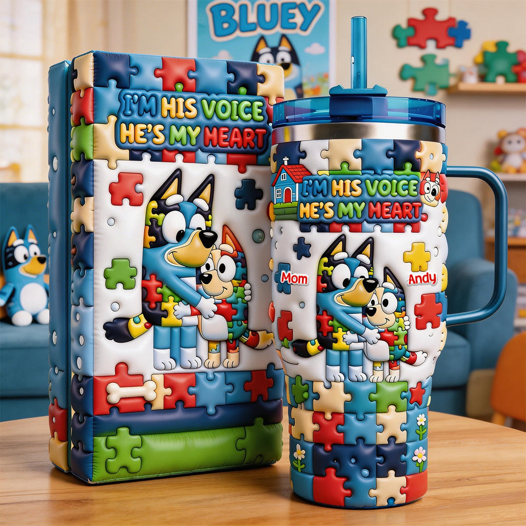 Hug Of Love Tumbler - Personalized Gifts For Autism Awareness 02TGMG120326