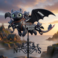 Guardian Of The Mystic Skies Metal Weather Vane - Personalized Gifts For Dads 02naqn160526