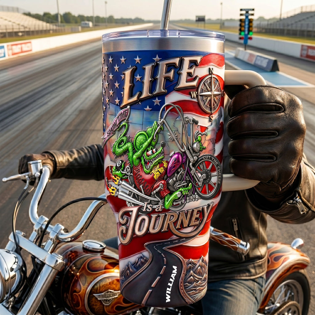 Speed Monster Tumbler - Personalized Gifts For Hot Rod Lovers 03palu030626