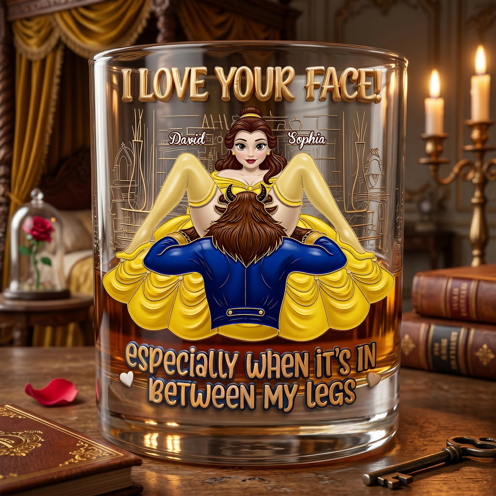 Naughty Couple Round Glass - Personalized Gifts For Couple 01nalu170626