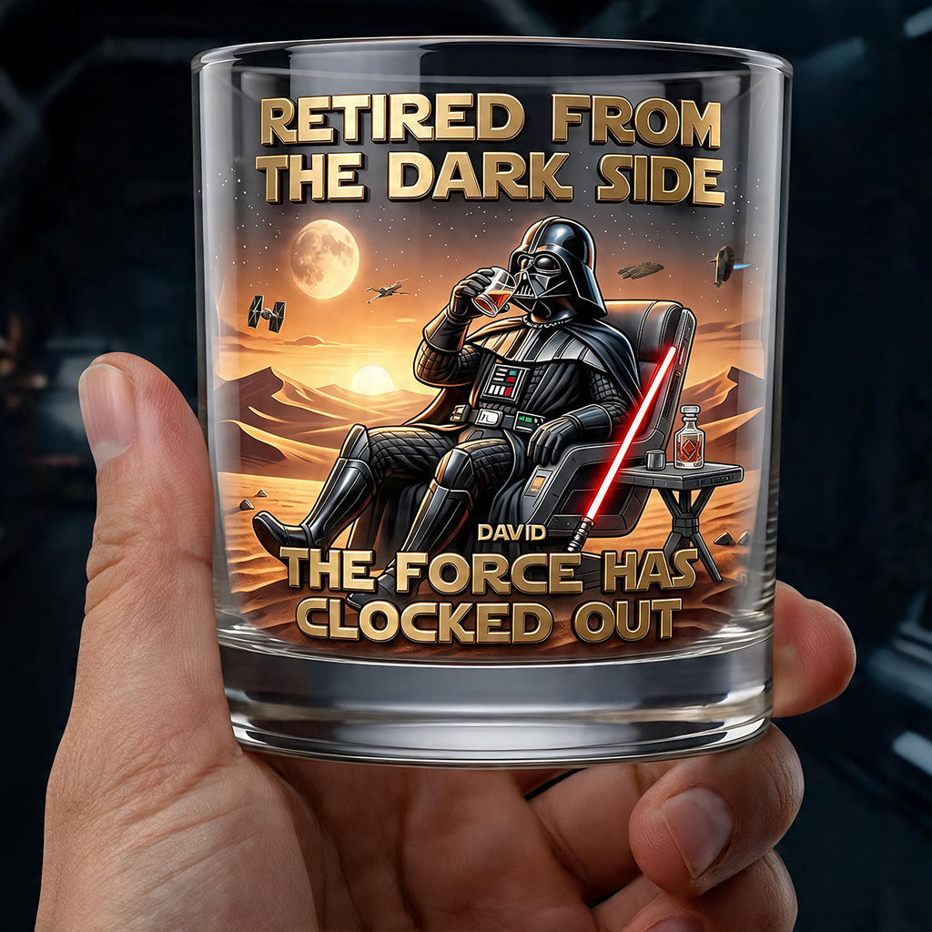 Retirement Round Glass - Personalized Retirement Gifts 03tydt110626