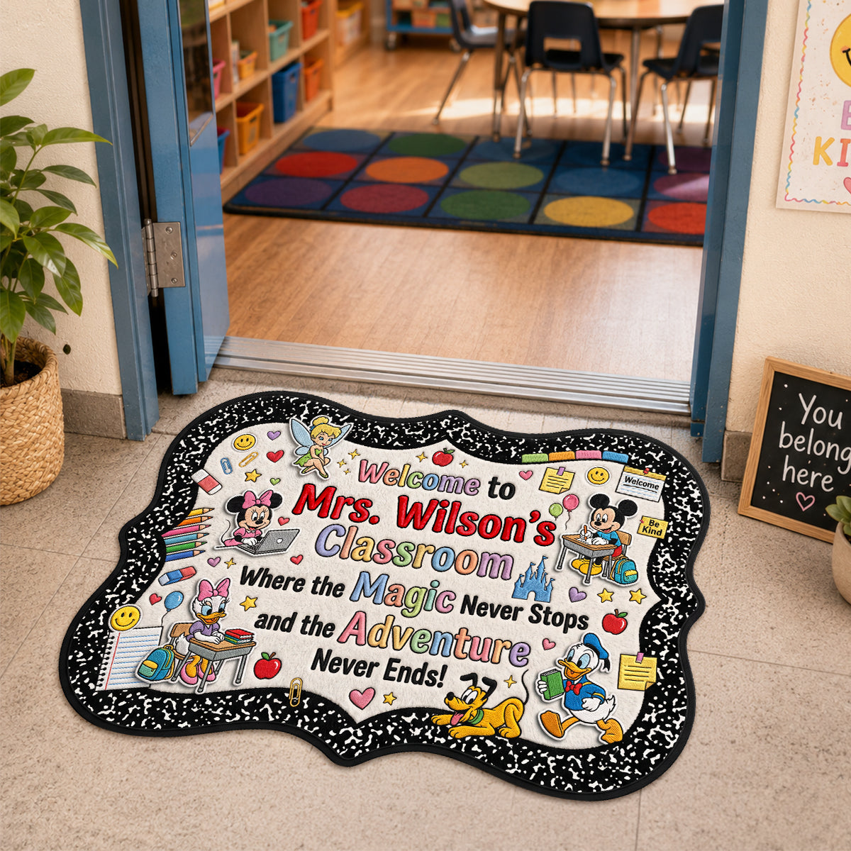 Teacher Custom Shape Doormat - Personalized Gifts For Teacher 01nadh090726