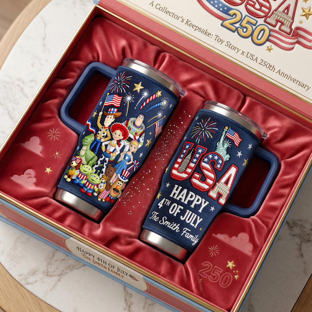 4th of July 40oz Tumbler - Personalized Gifts For Patriots 01pata110626