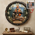 Best Hunting Acrylic Wall Clock Custom Photo Gifts For Hunters 01HUTN250326