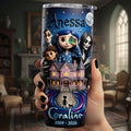 Spooky Door Tumbler  - Personalized Gifts For Horror Lovers 02PATA160326