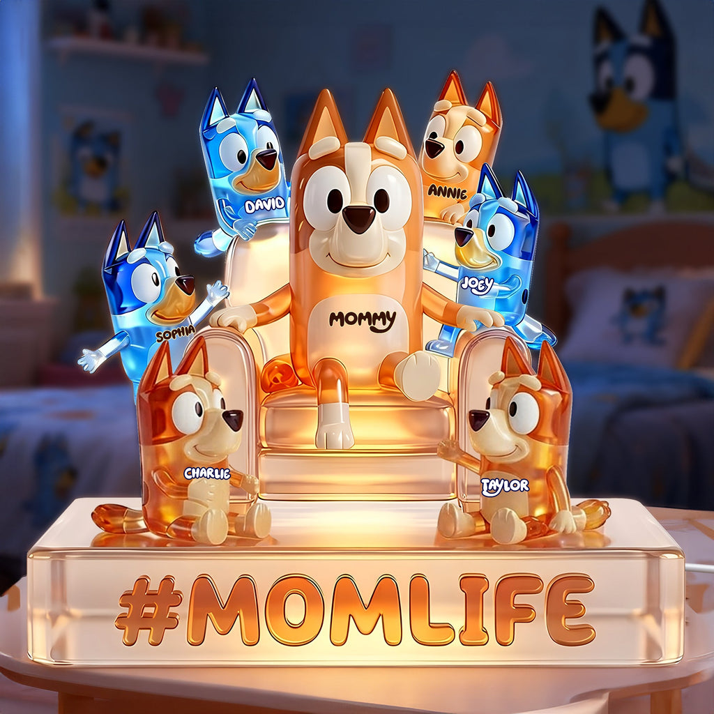 Mom Life Acrylic Light Box - Personalized Gifts For Moms 01ohlu190326