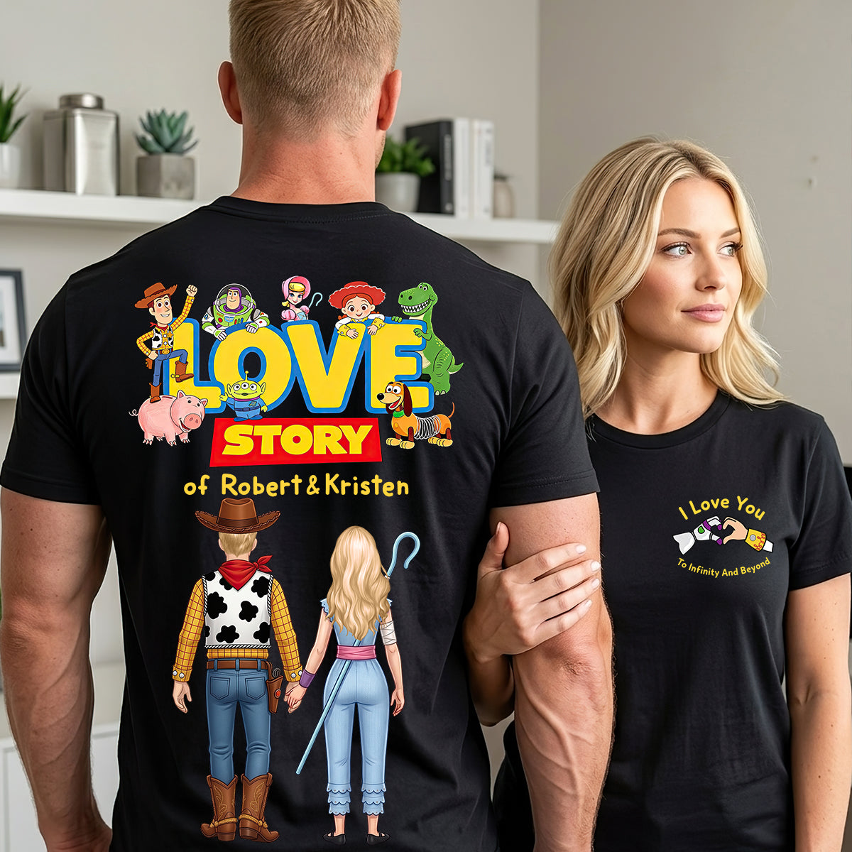 Our Love Story Shirt - Personalized Gifts For Couple 01HUDT220626