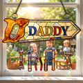 Daddy's Tool Kid Suncatcher Ornament - Personalized Gifts For Dad 03padh250426