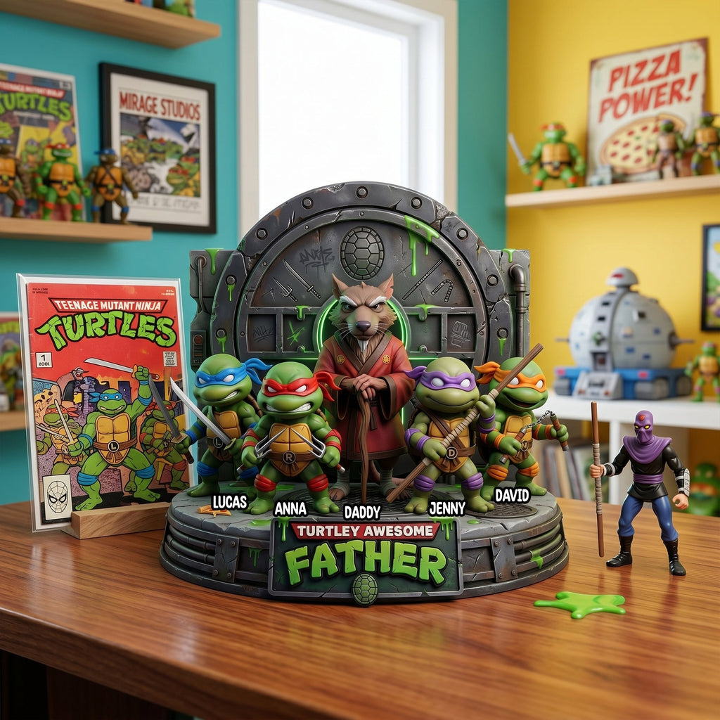 Awesome Father Acrylic Plaque - Personalized Gifts For Dads 02natn080526