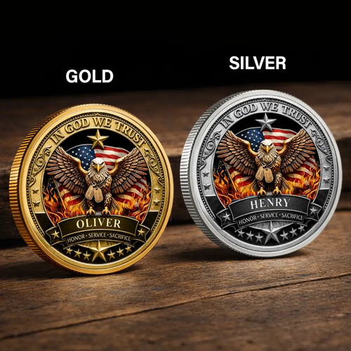 250 Years Freedom We The People - Personalized Commemorative Keepsake Coin