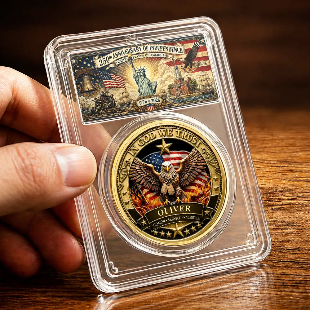250 Years Freedom We The People - Personalized Commemorative Keepsake Coin