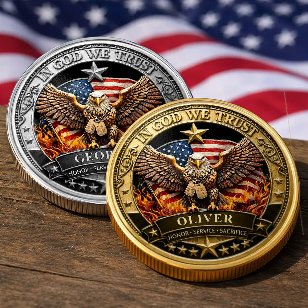 250 Years Freedom We The People - Personalized Commemorative Keepsake Coin