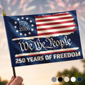 250 Years Of Freedom We The People - Personalized Handheld Flag