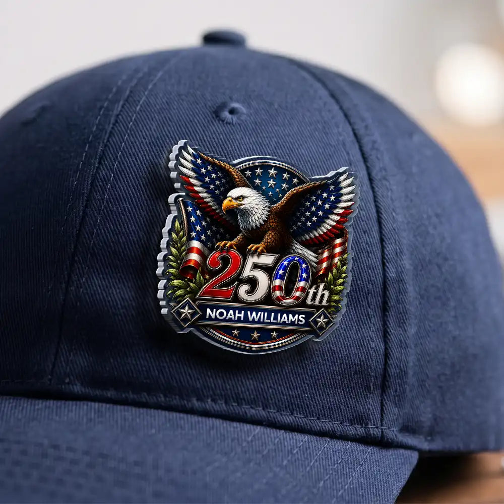 250th Anniversary Eagle USA - Personalized Acrylic Pin
