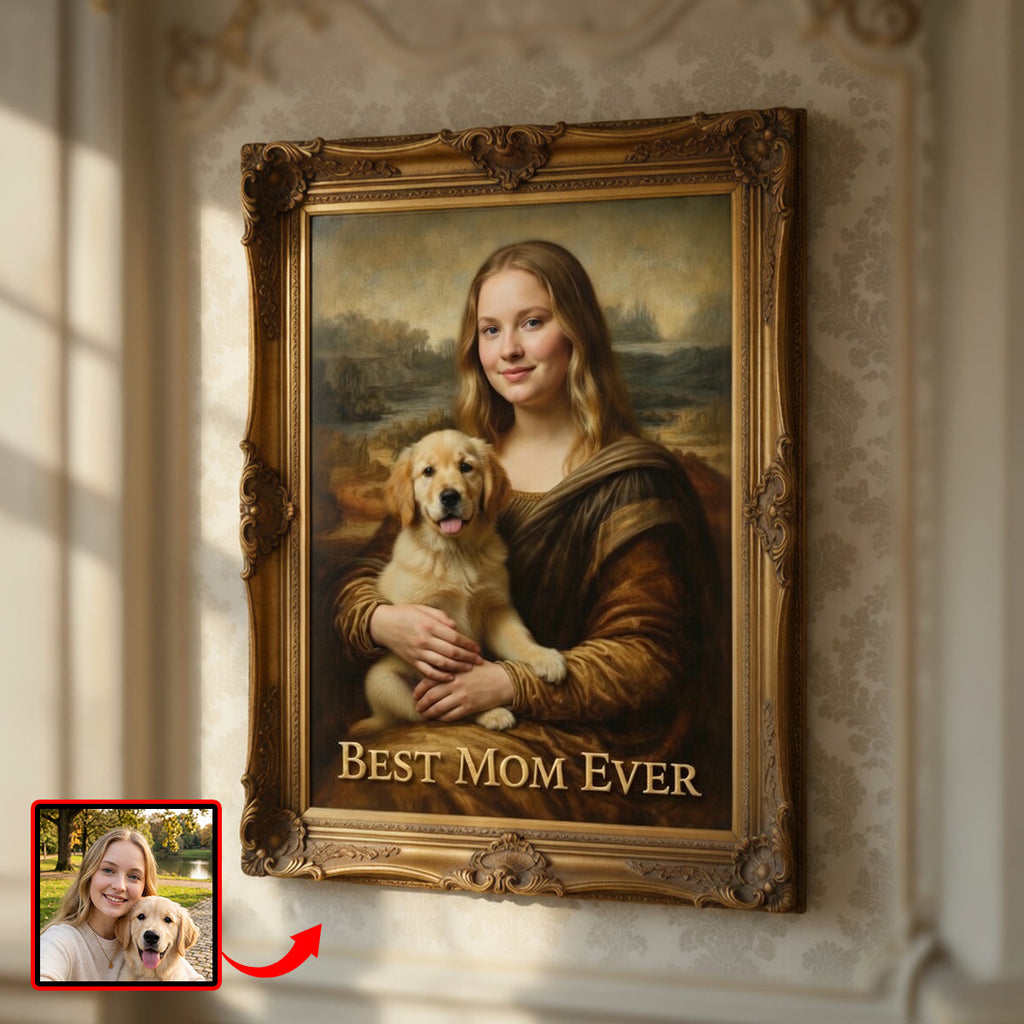 Custom Photo Pet Mom Canvas Poster - Gifts For Pet Lovers 01tydh080426