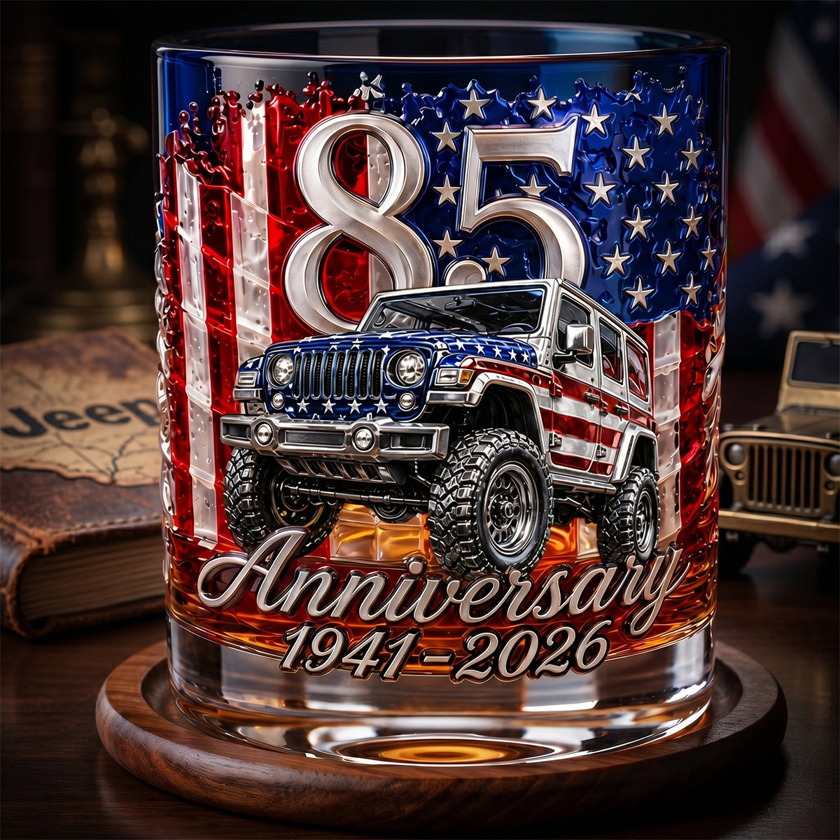 Celebrated 85th Anniversary Drinking Glass - Personalized Gifts 02padt290526