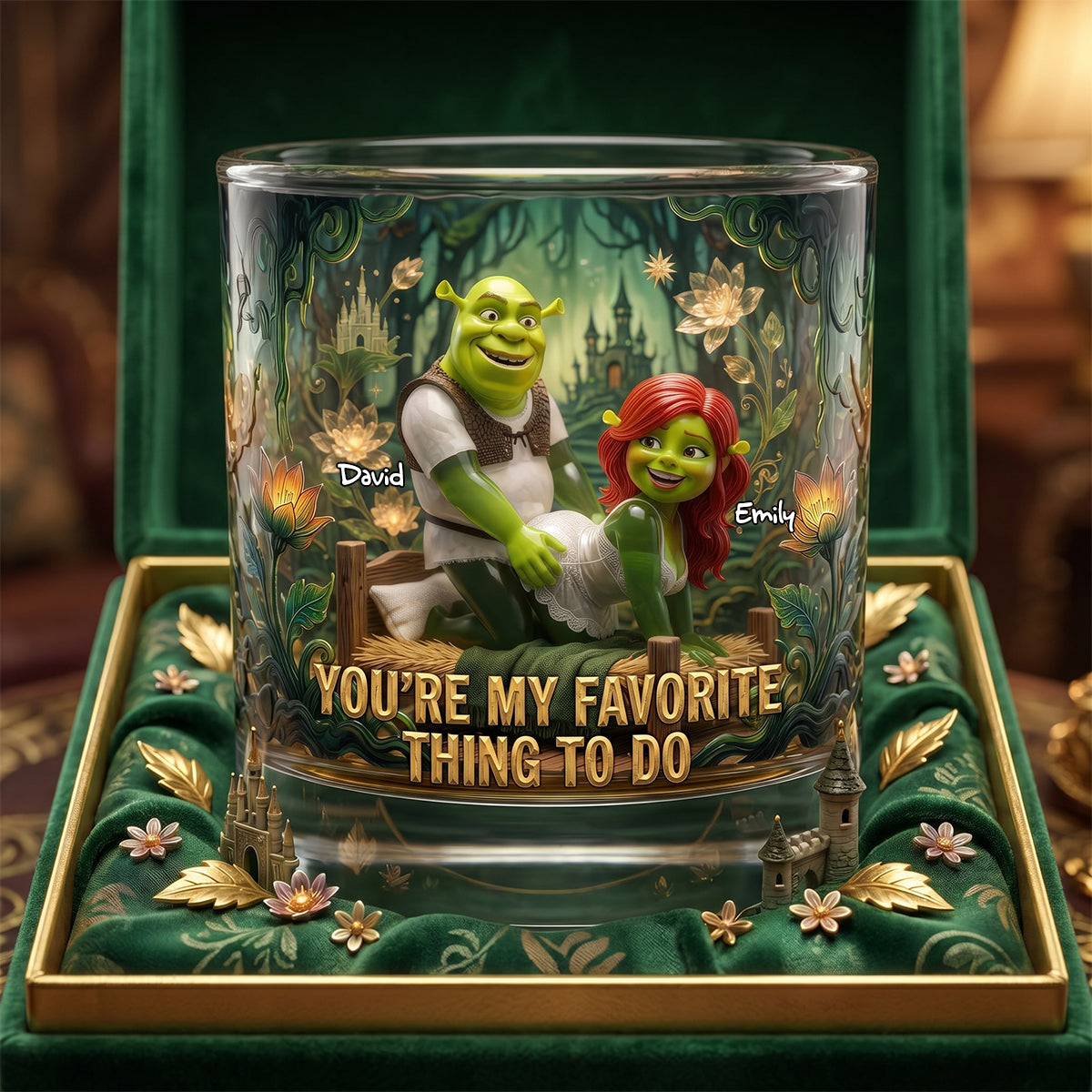 Sassy Couple 11oz Round Glass - Personalized Gifts For Couple 03tydh280526
