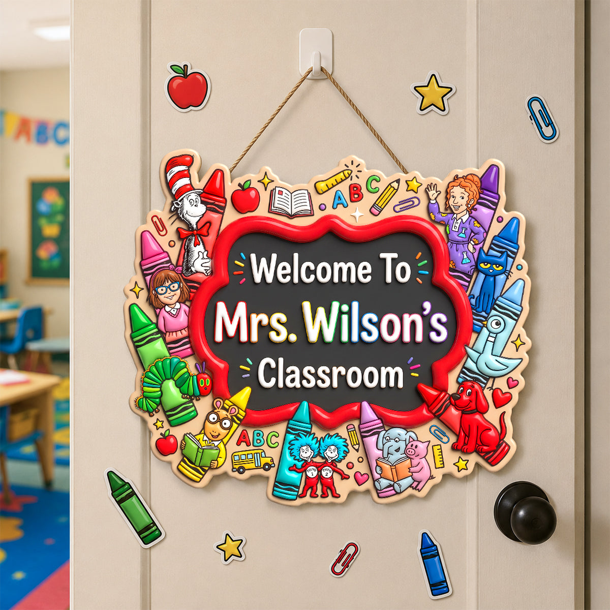 Classroom Decor Acrylic Sign - Personalized Gifts For Teachers 02NADH040726