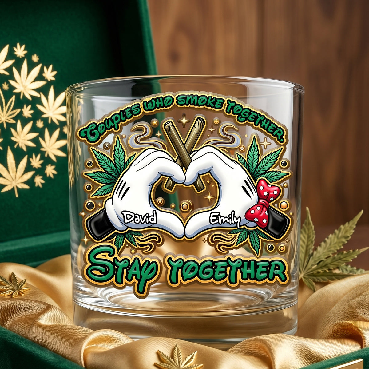 Couples Who Smoke Together Stay Together Drinking Glass - Personalized Gifts For Couples 02todh240626