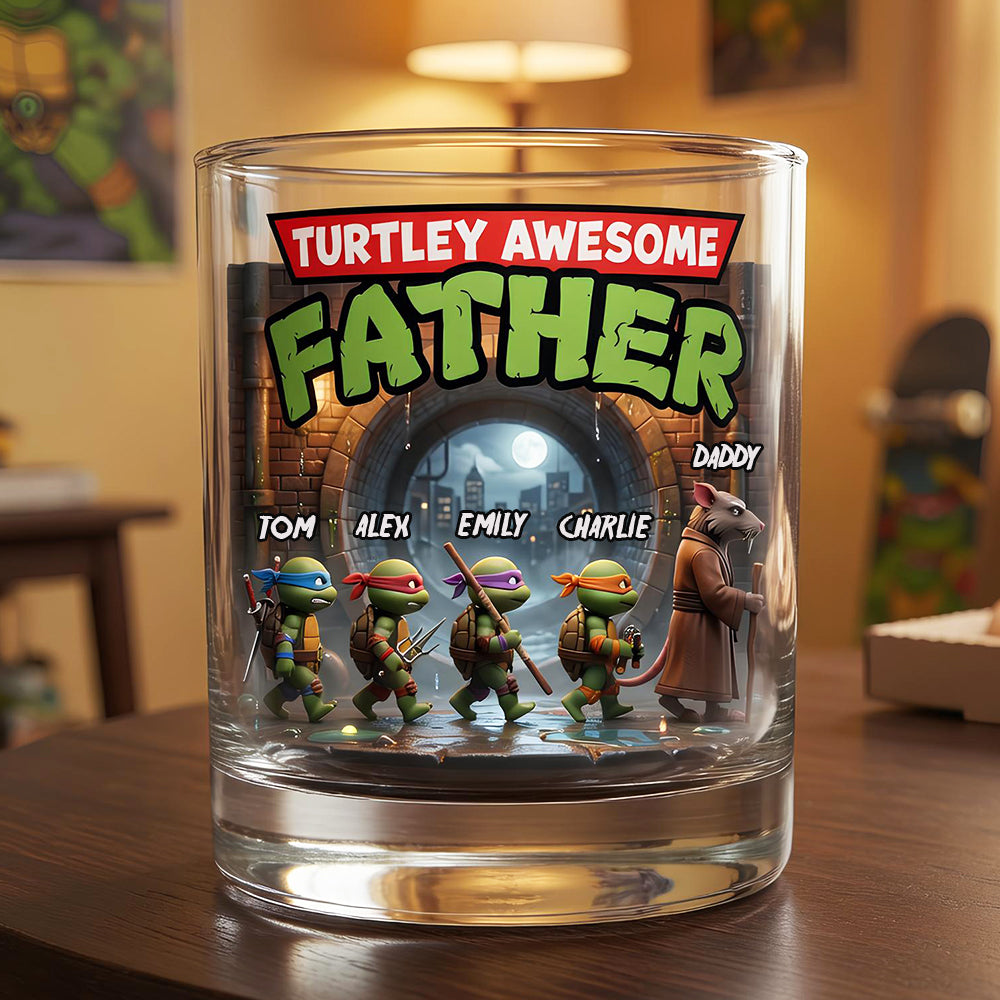 Hero Awesome Father Glass Mug Personalized Father's Day Gifts 06NADT240426